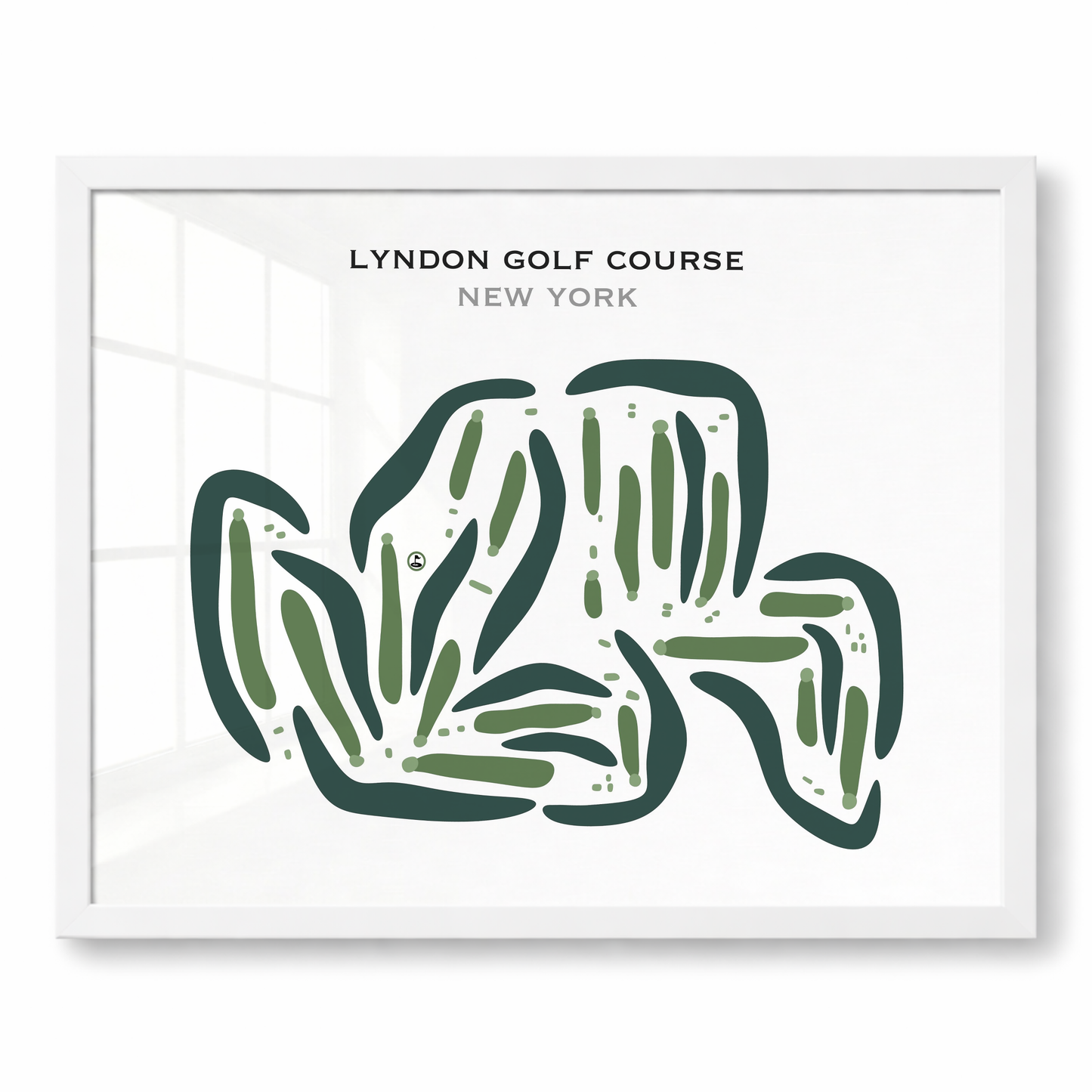 Lyndon Golf Course, New York - Printed Golf Courses
