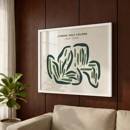 Lyndon Golf Course, New York - Printed Golf Courses