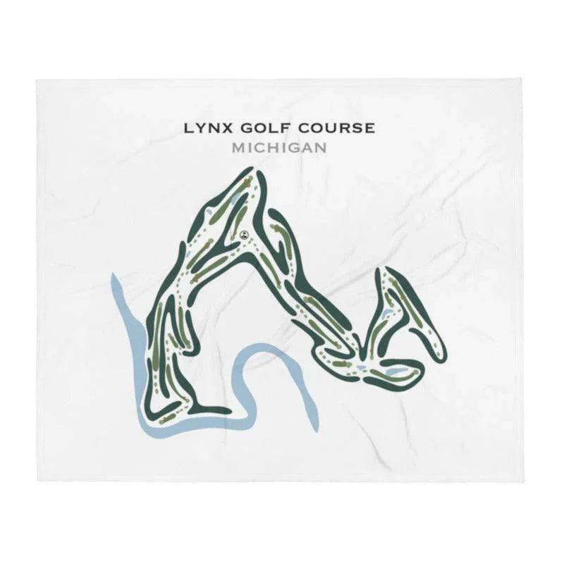 Lynx Golf Course, Michigan - Printed Golf Courses