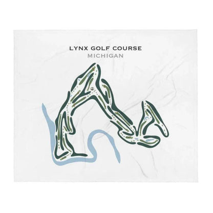 Lynx Golf Course, Michigan - Printed Golf Courses