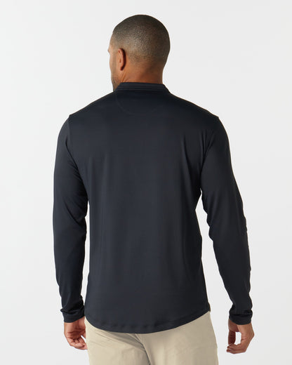 Catalyst Polo L/S | Mantra Collar | Black Sands
