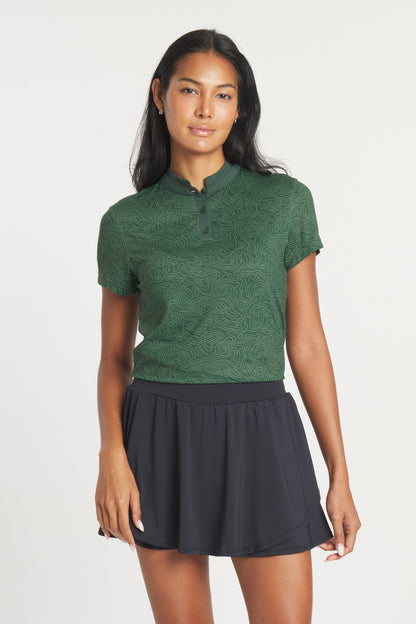 Women's Catalyst Polo | Mantra Collar | Topo III