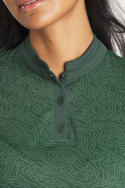 Women's Catalyst Polo | Mantra Collar | Topo III