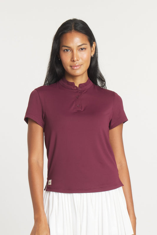 Women's Catalyst Polo | Mantra Collar | Fig