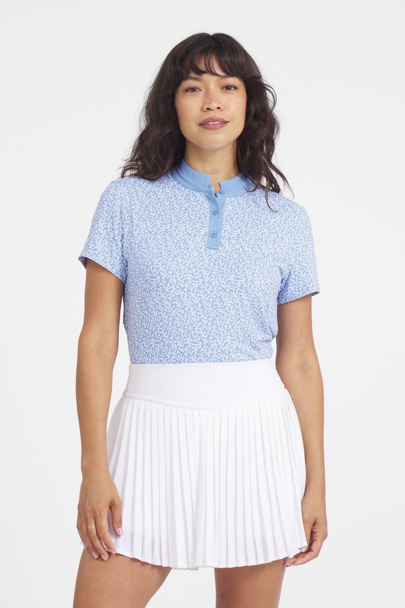 Women's Catalyst Polo | Mantra Collar | Coral