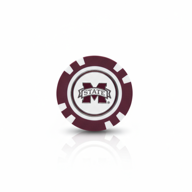 Mississippi State Bulldogs Officially Licensed Poker Chip Ball Marker
