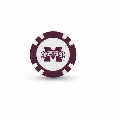 Mississippi State Bulldogs Officially Licensed Poker Chip Ball Marker