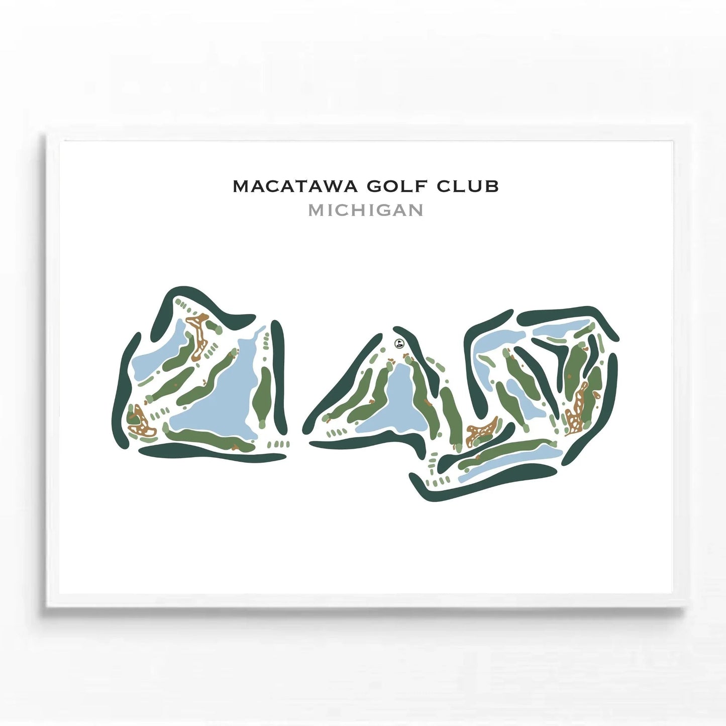Macatawa Golf Club, Michigan - Printed Golf Course