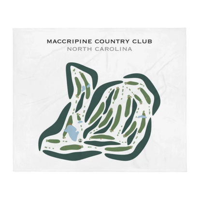 Maccripine Country Club, North Carolina - Printed Golf Courses