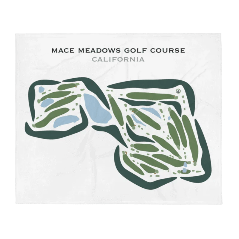 Mace Meadows Golf Course, California - Printed Golf Courses
