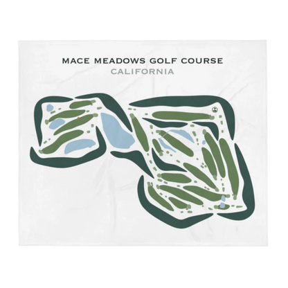 Mace Meadows Golf Course, California - Printed Golf Courses