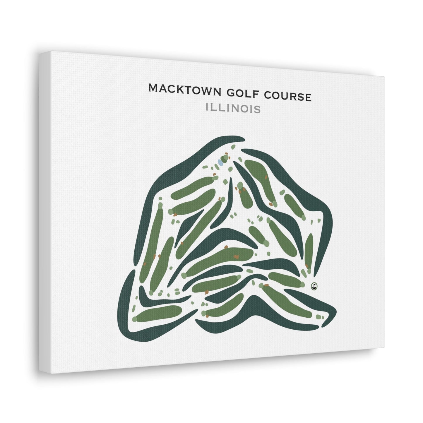 Macktown Golf Course, Illinois - Printed Golf Courses