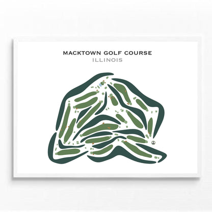 Macktown Golf Course, Illinois - Printed Golf Courses