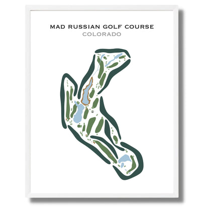 Mad Russian Golf Course, Colorado - Printed Golf Courses