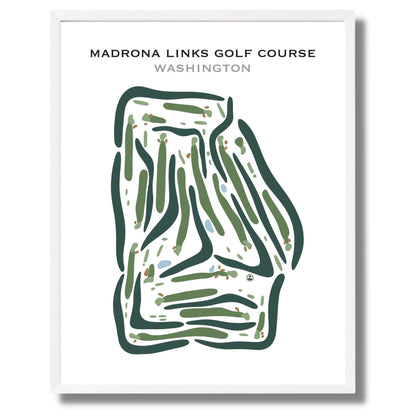 Madrona Links Golf Course‎, Washington - Printed Golf Courses