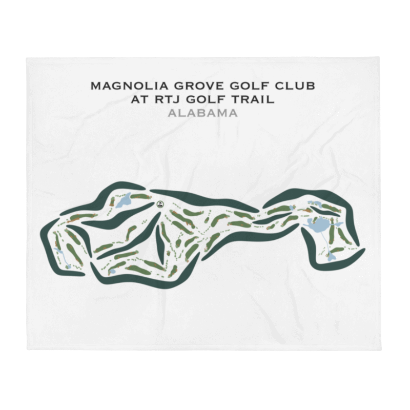 Magnolia Grove Golf Club at RTJ Golf Trail, Alabama - Printed Golf Courses