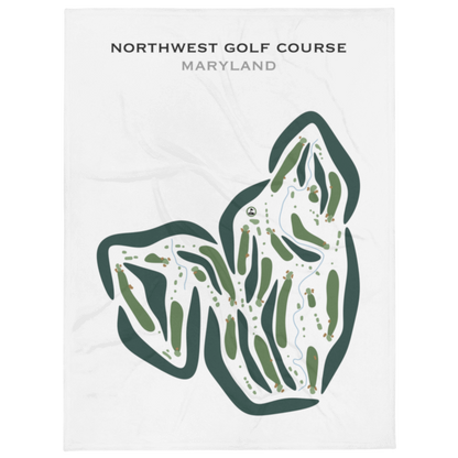 Northwest Golf Course, Maryland (Main 18 Holes) - Printed Golf Courses