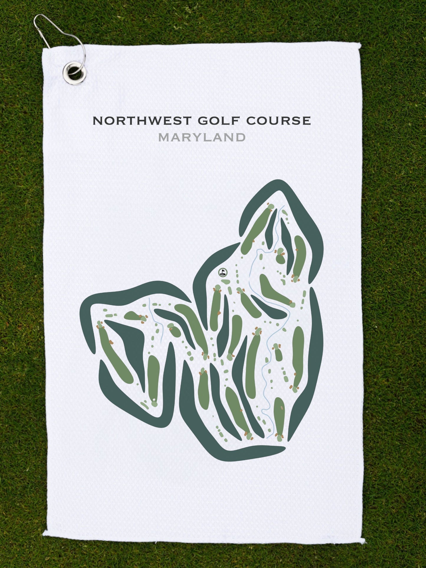 Northwest Golf Course, Maryland (Main 18 Holes) - Printed Golf Courses