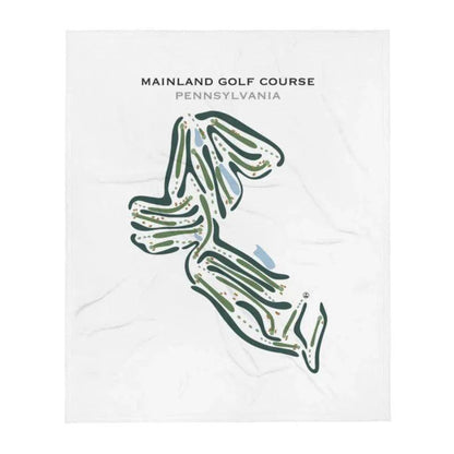 Mainland Golf Course, Pennsylvania - Printed Golf Courses