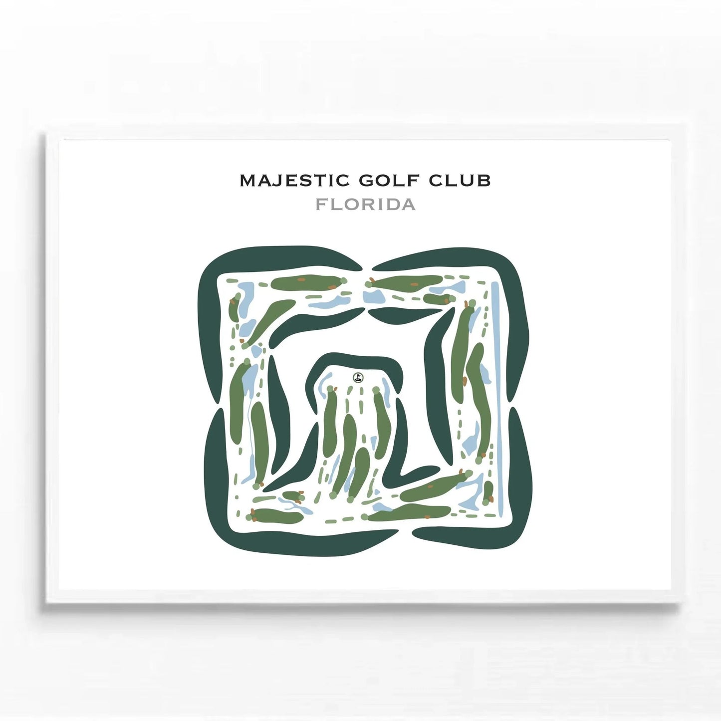 Majestic Golf Club, Florida - Printed Golf Courses
