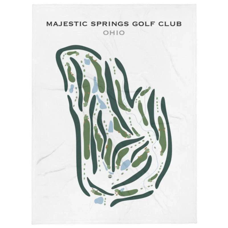 Majestic Springs Golf Club, Ohio - Printed Golf Courses