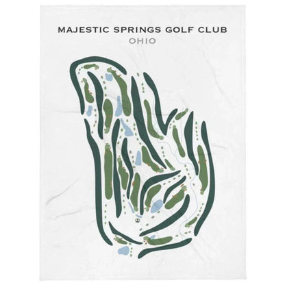 Majestic Springs Golf Club, Ohio - Printed Golf Courses