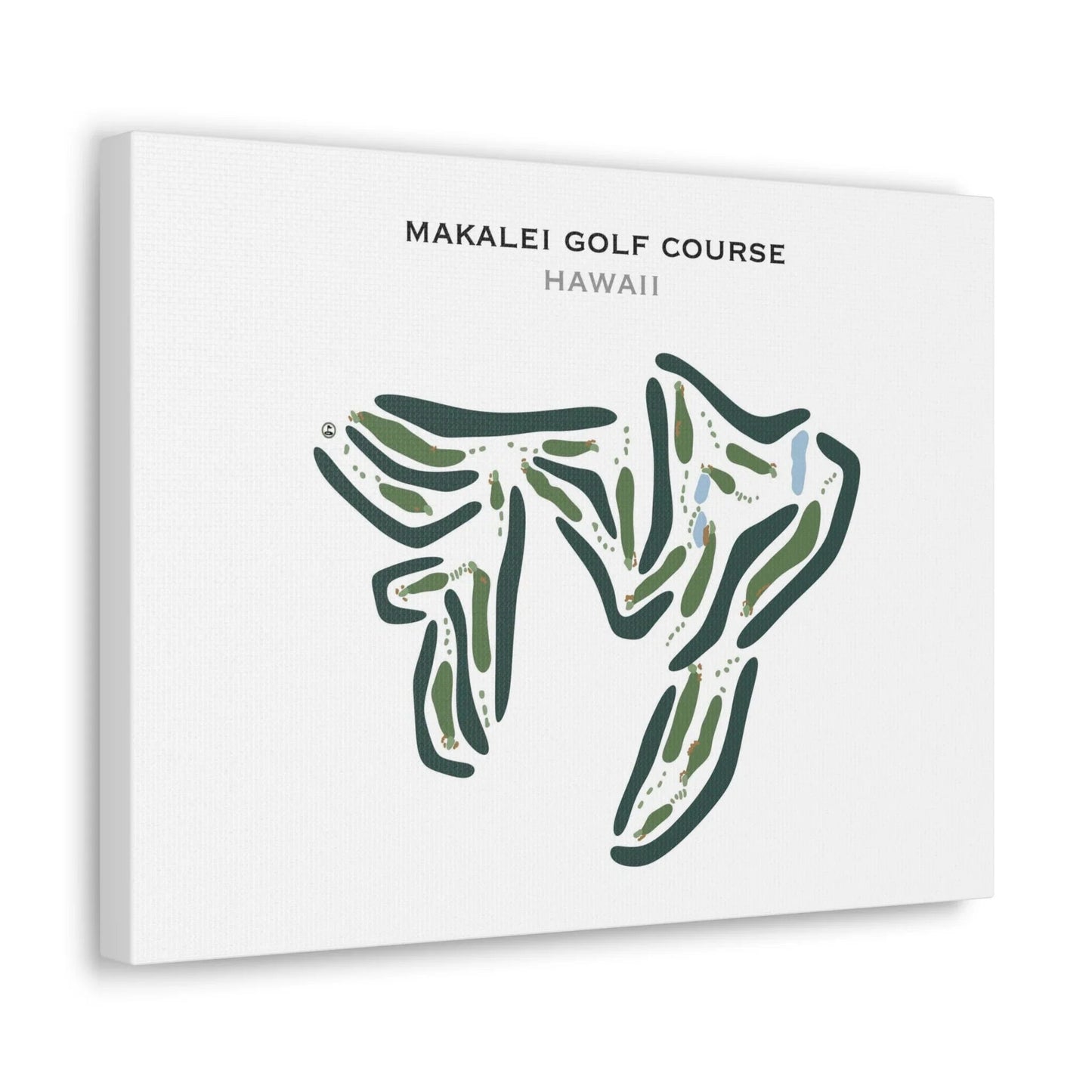 Makalei Golf Course, Hawaii - Printed Golf Courses