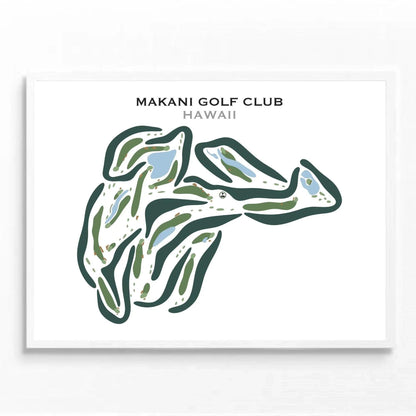 Makani Golf Club, Hawaii - Printed Golf Courses