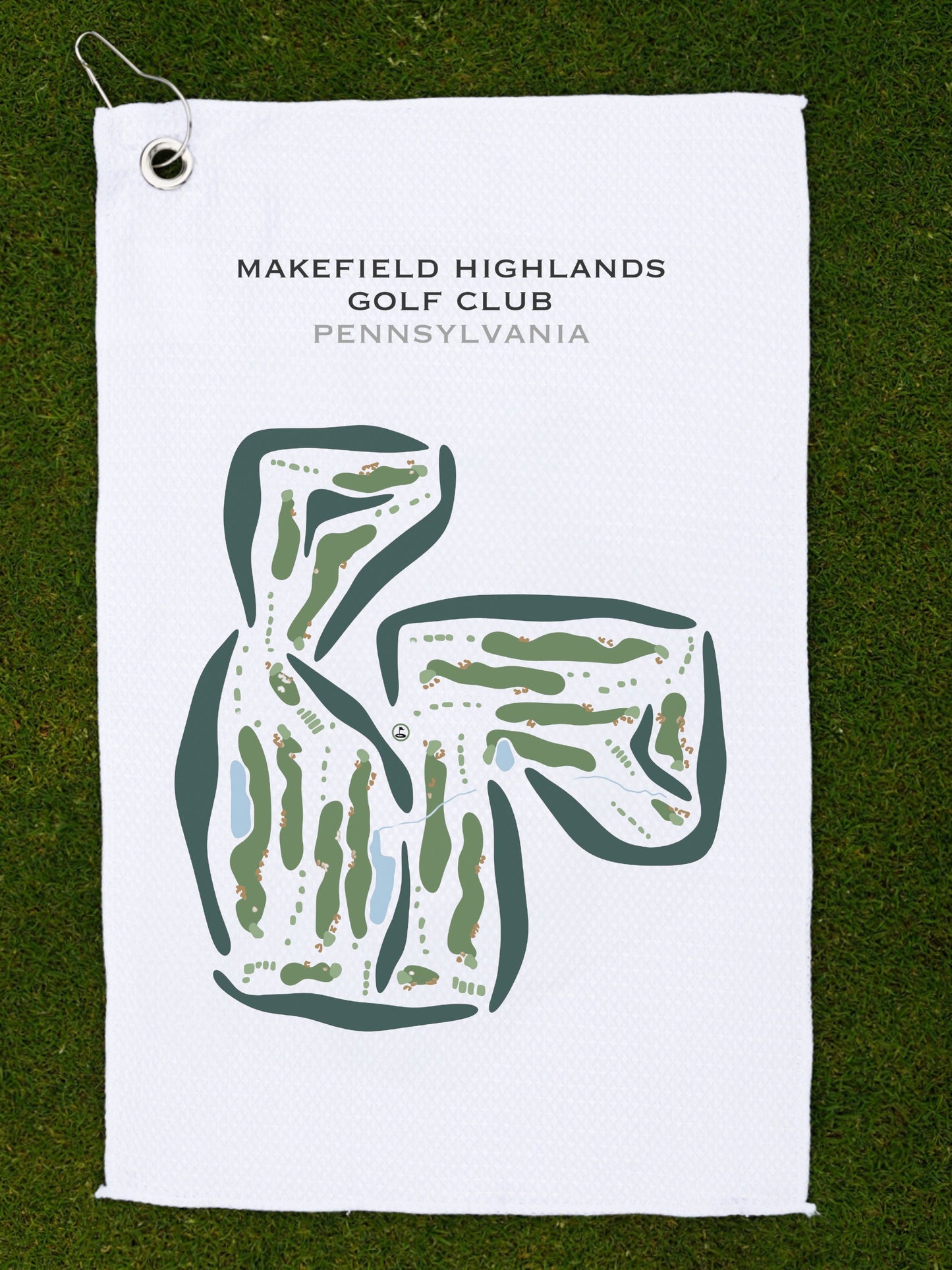 Makefield Highlands Golf Club, Pennsylvania - Printed Golf Courses