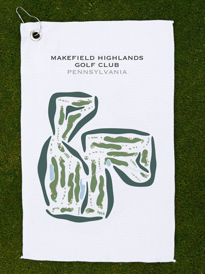 Makefield Highlands Golf Club, Pennsylvania - Printed Golf Courses