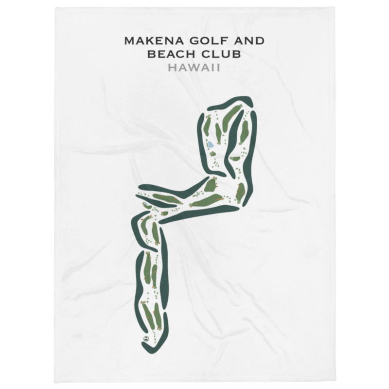 Makena Golf & Beach Club, Hawaii - Printed Golf Courses