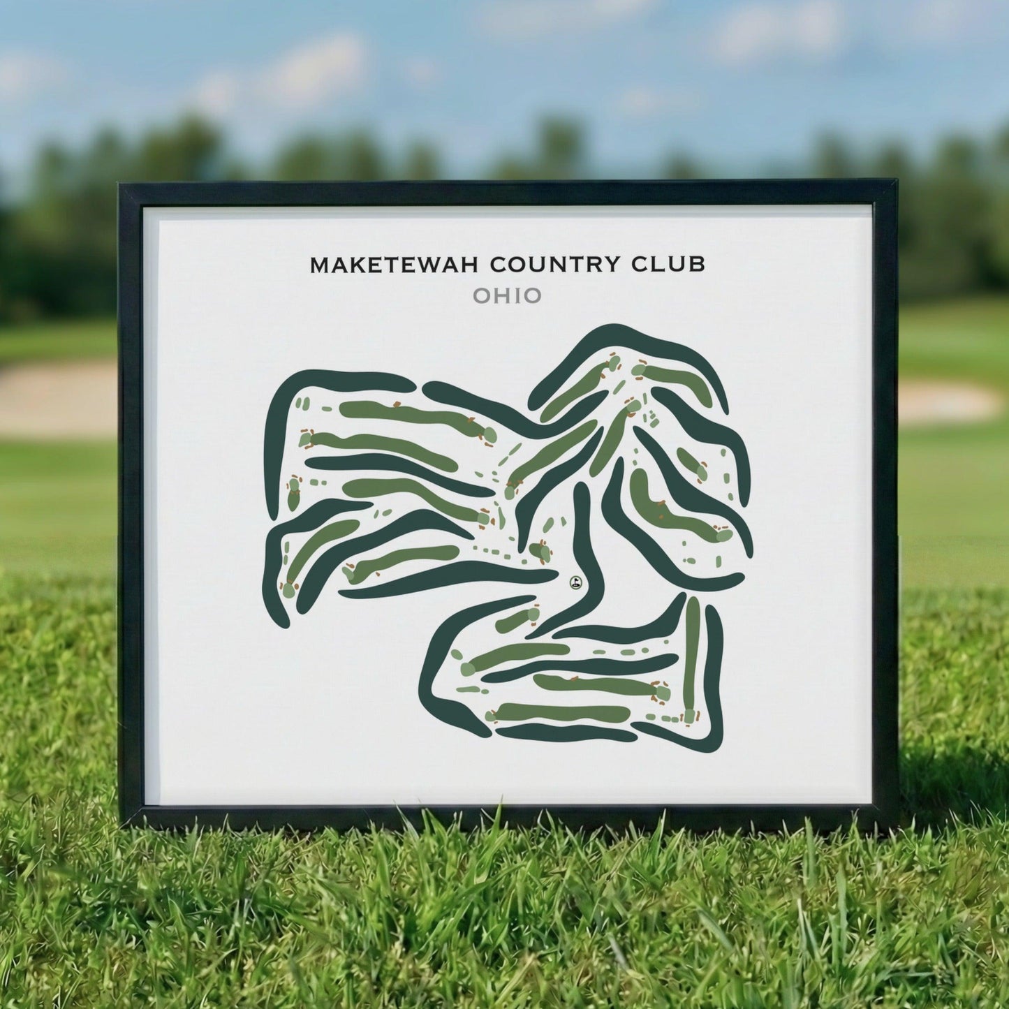 Maketewah Country Club, Ohio - Printed Golf Courses