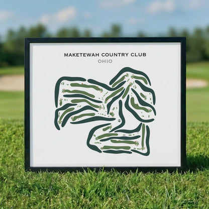 Maketewah Country Club, Ohio - Printed Golf Courses