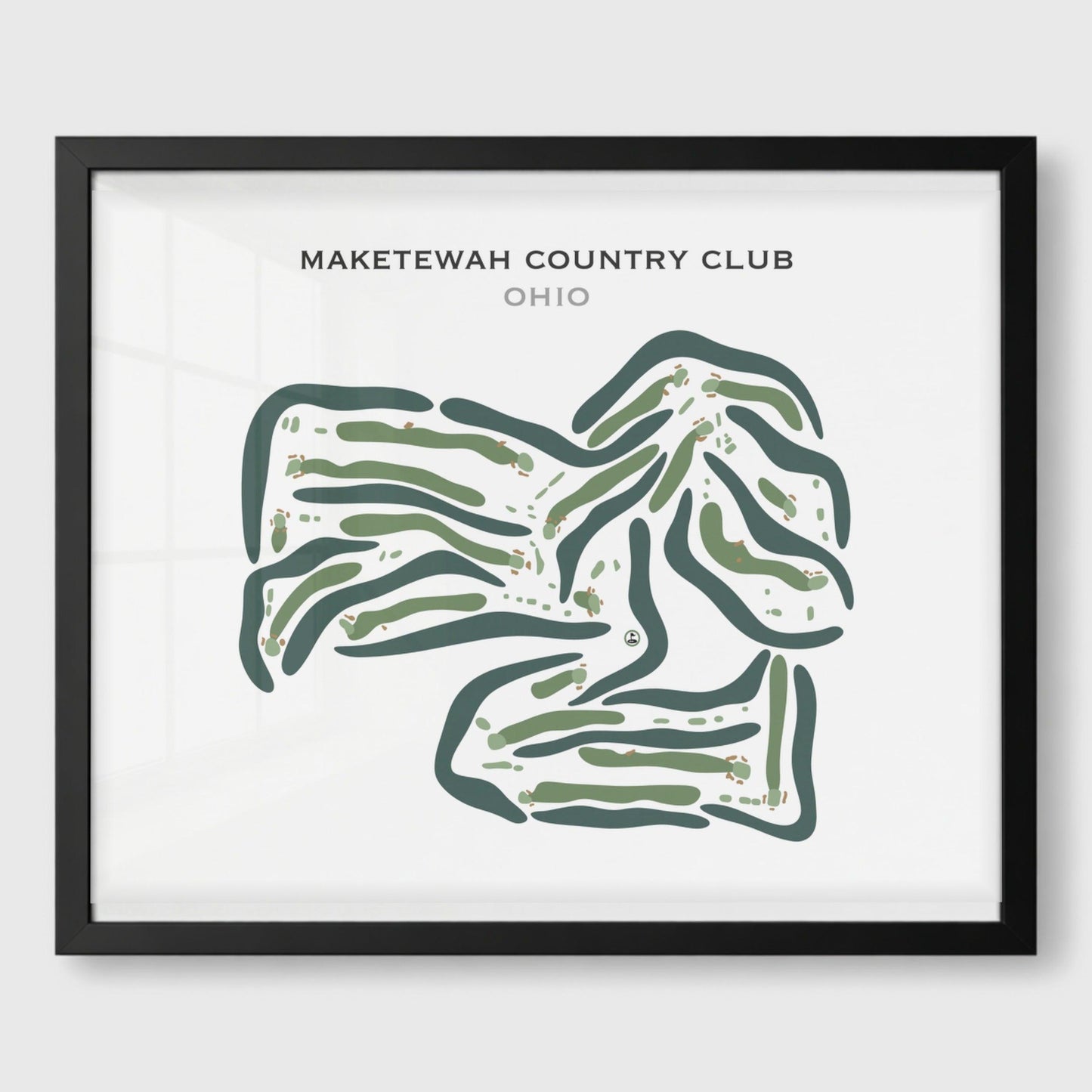Maketewah Country Club, Ohio - Printed Golf Courses
