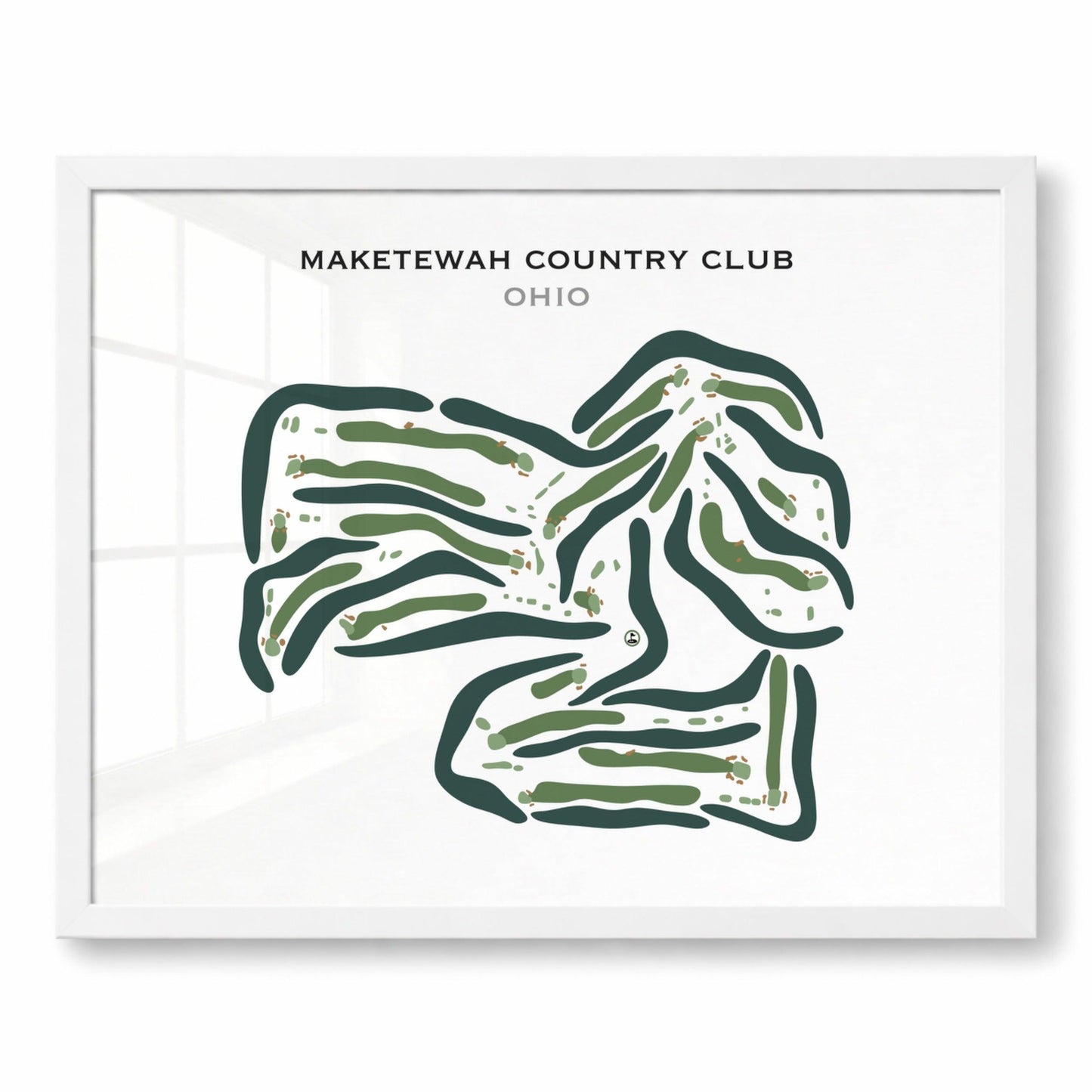 Maketewah Country Club, Ohio - Printed Golf Courses