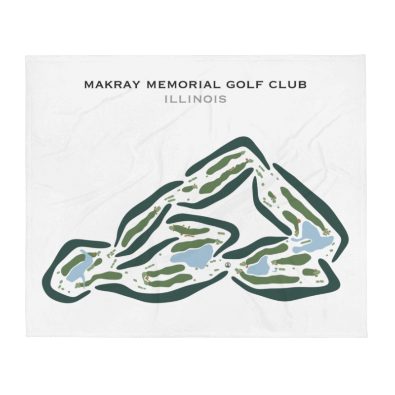 Makray Memorial Golf Club, Illinois - Printed Golf Courses