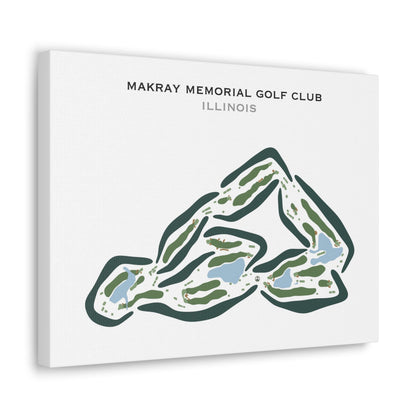 Makray Memorial Golf Club, Illinois - Printed Golf Courses