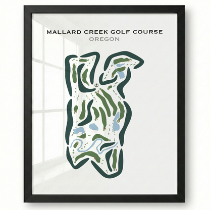 Mallard Creek Golf Course, Oregon - Printed Golf Courses
