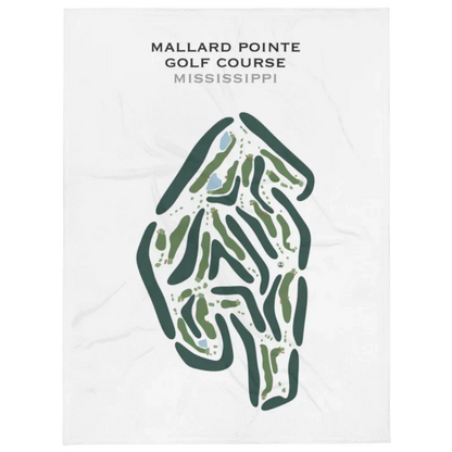 Mallard Pointe Golf Course, Mississippi - Printed Golf Courses
