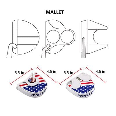 Pizza Box Embroidered Putter Cover - Mallet