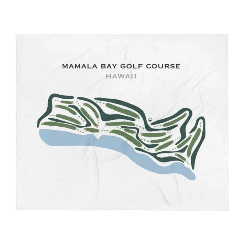 Mamala Bay Golf Course, Hawaii - Printed Golf Courses