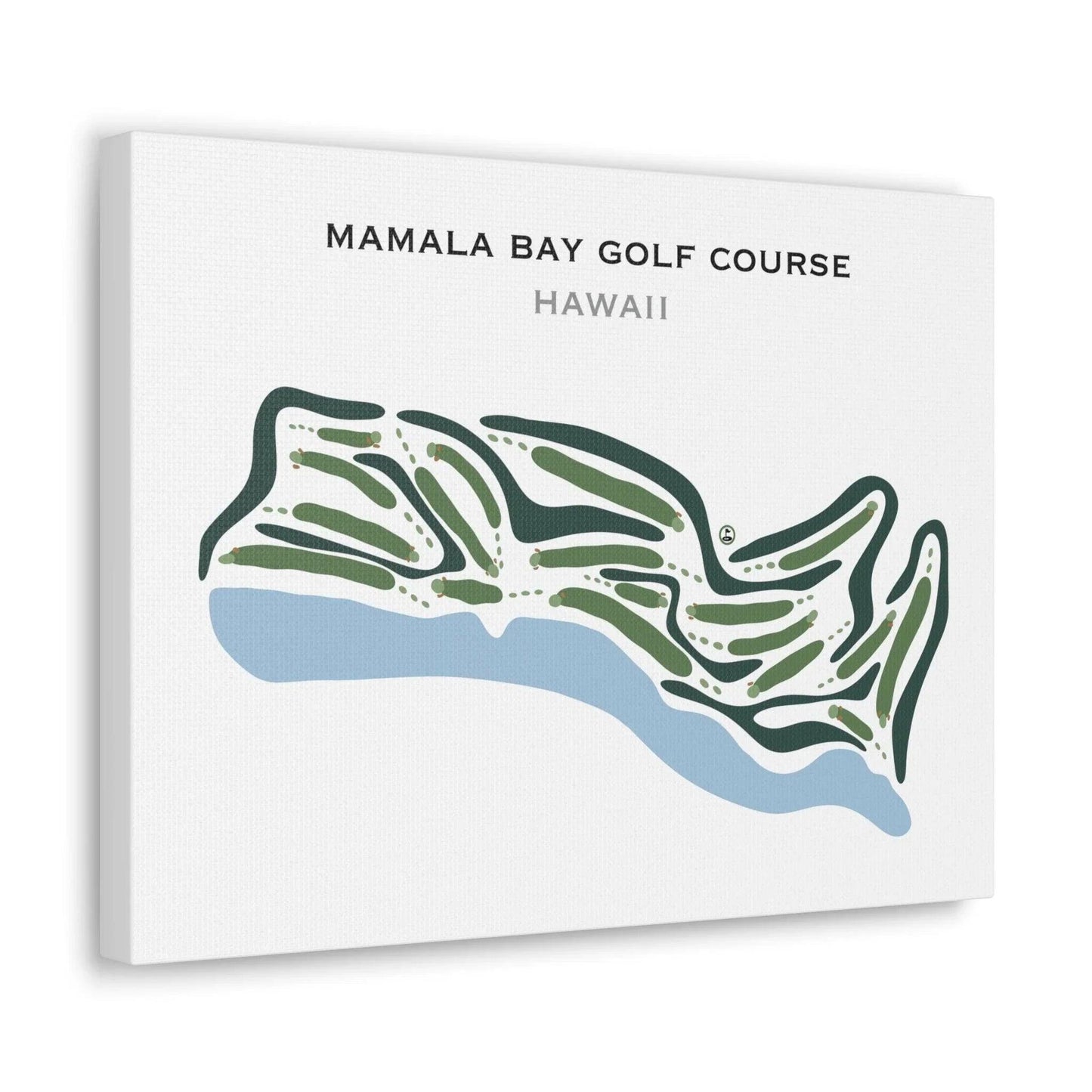 Mamala Bay Golf Course, Hawaii - Printed Golf Courses