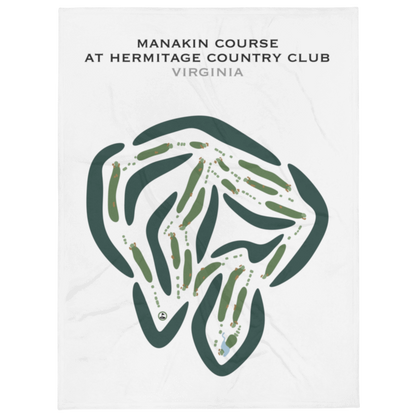 Manakin Course at Hermitage Country Club, Virginia - Printed Golf Courses