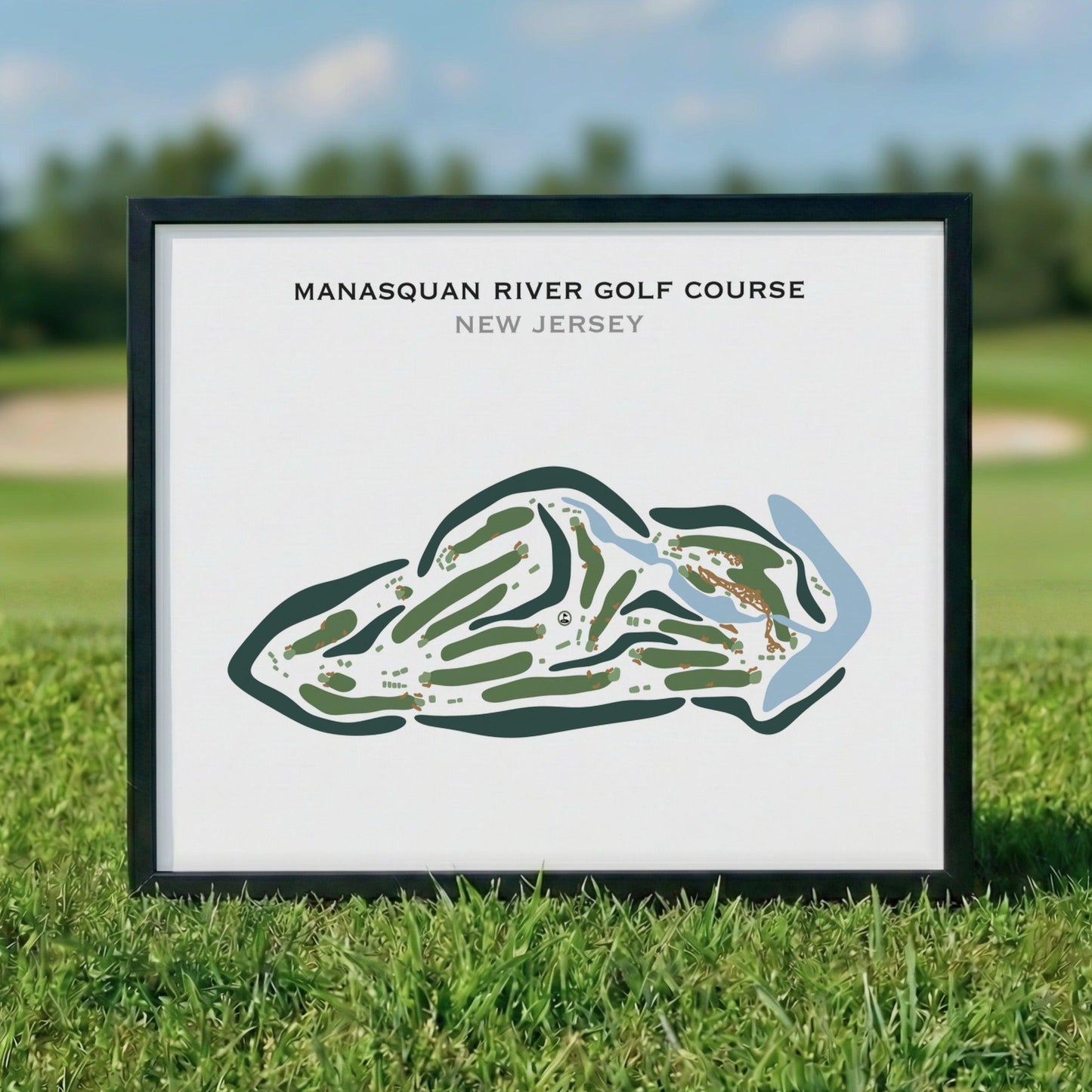 Manasquan River Golf Club, New Jersey - Printed Golf Courses