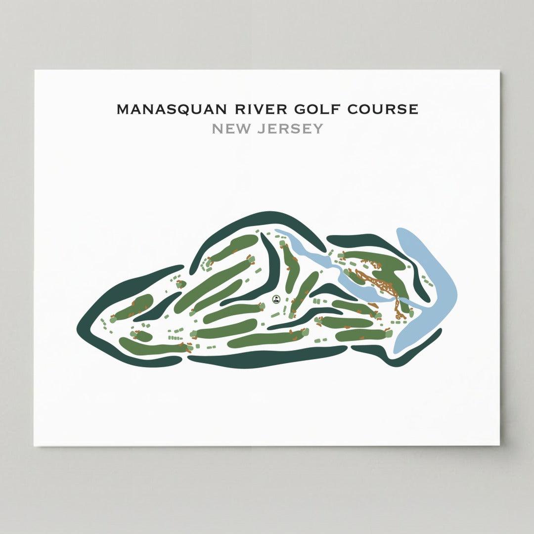 Manasquan River Golf Club, New Jersey - Printed Golf Courses