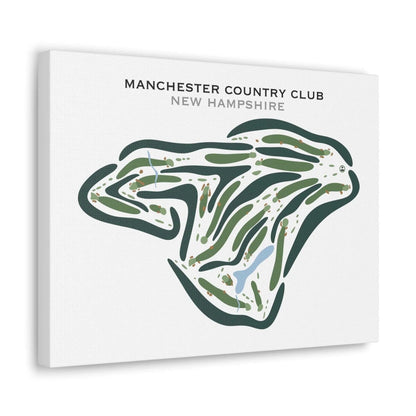 Manchester Country Club, New Hampshire - Printed Golf Courses