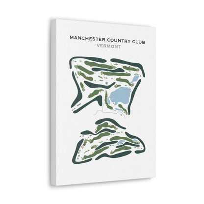 Manchester Country Club, Vermont - Printed Golf Course