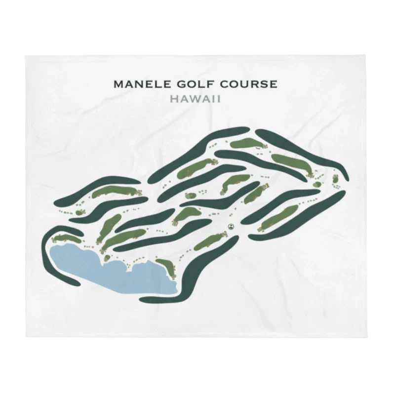 Manele Golf Course, Hawaii - Printed Golf Courses