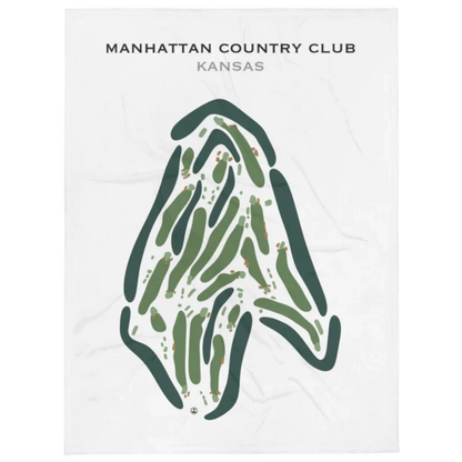 Manhattan Country Club, Kansas - Printed Golf Courses