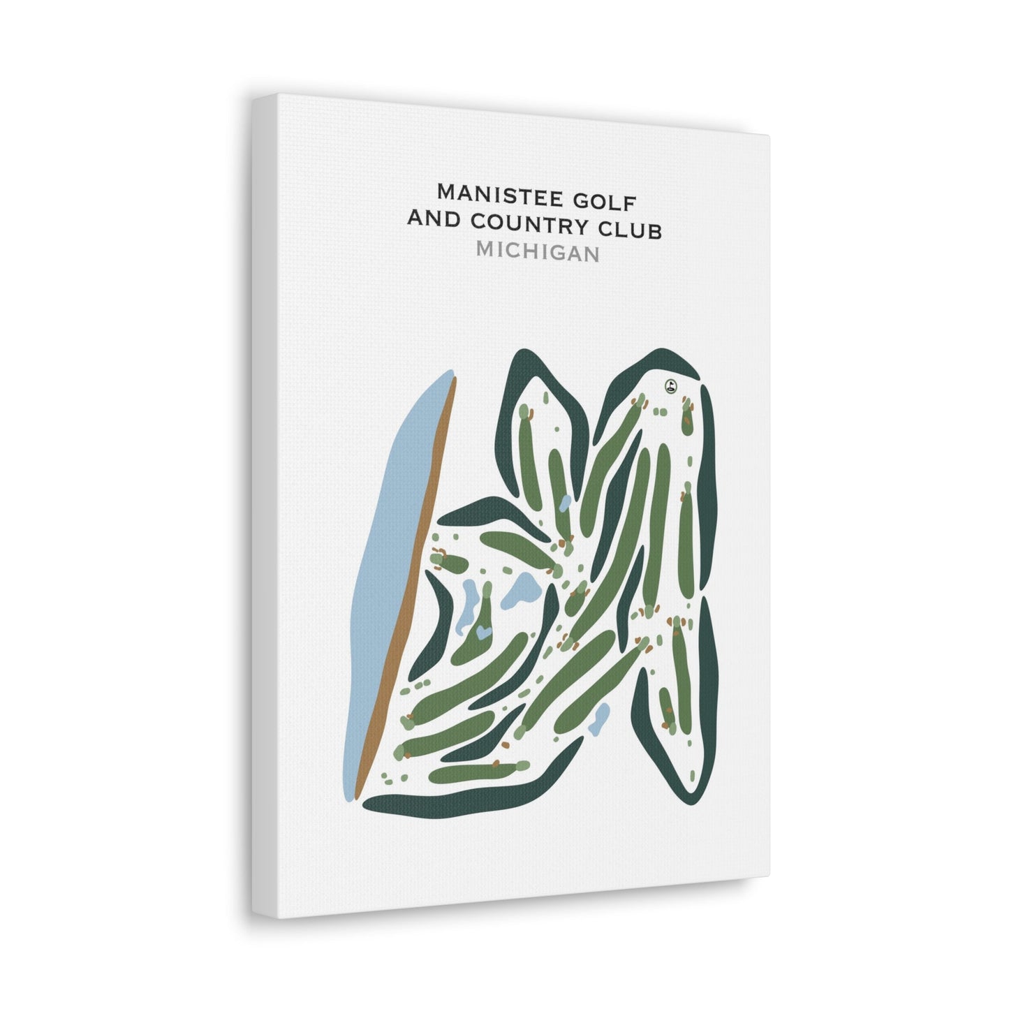 Manistee Golf & Country Club, Michigan - Printed Golf Courses